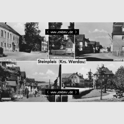 Ansichtskarte Erhard Neubert KG - Karl-Marx-Stadt DDR gemischte Ansichtskarten Sammlung mit 5-Bildkarten der DDR 1960er Jahre, 1963, Steinpleis Kreis Werdau, Gasthof zum Römer,... Sammlung