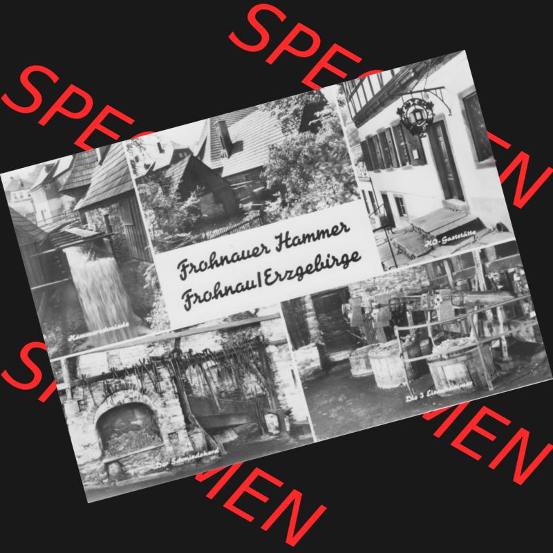 Ansichtskarte Planet-Verlag Berlin Sammlung der DDR in s/w - Schwarzweiß der 1970er Jahre, 1978, Frohnauer Hammer, Frohnau im Erzgebirge. Digitales Bildmaterial von Ansichtskarten... Sammlung