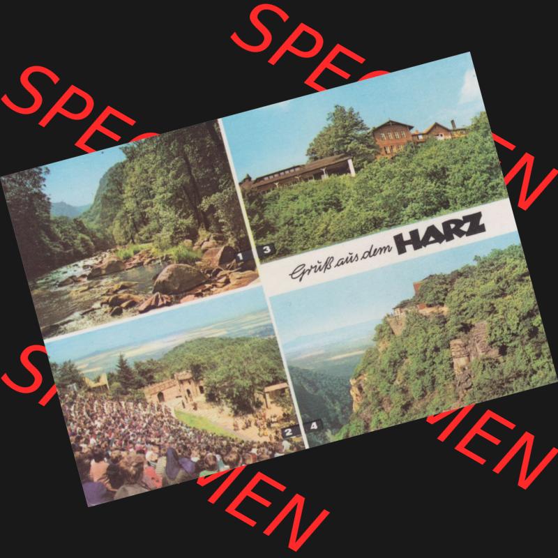 Ansichtskarte Heldge-Verlag Köthen/Anhalt DDR im Harz 1970er Jahre, 1971, Gruß aus dem Harz, Mehrbildkarte, Bodetal, Hexentanzplatz, Harzer Grußkarte... Sammlung