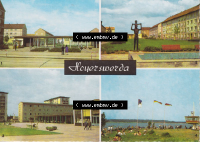 Erhard Neubert KG - Karl-Marx-Stadt DDR, 1960er Jahre, 1968, Lithografie von Hoyerswerda, HO-Gaststätte Glück auf, Am Knappensee,... Sammlung