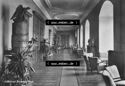 Heldge-Verlag Köthen/Anhalt, 1960er, 1968, Luftkurort Stolberg im Harz, FDGB-Erholungsheim Comenius, Breiter Gang, zum herunterladen... Sammlung