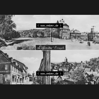 Ansichtskarte Erhard Neubert KG - Karl-Marx-Stadt DDR gemischte Ansichtskarten Sammlung mit 4-Bildkarte in s/w Schwarzweiß bzw. Graustufen, erschienen in den 1960er Jahre,... Sammlung