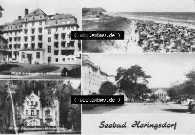 Planet-Verlag Berlin, s/w - Schwarzweiß der 1970er Jahre, 1977, Seebad Heringsdorf, Grußkarte Sammlung