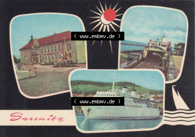 Walter Werner Verlag KG Markkleeberg - Leipzig DDR Bezirk Rostock der 1960er Jahre, 1963, Lithografie, Saßnitz, Seemannsheim,... Sammlung