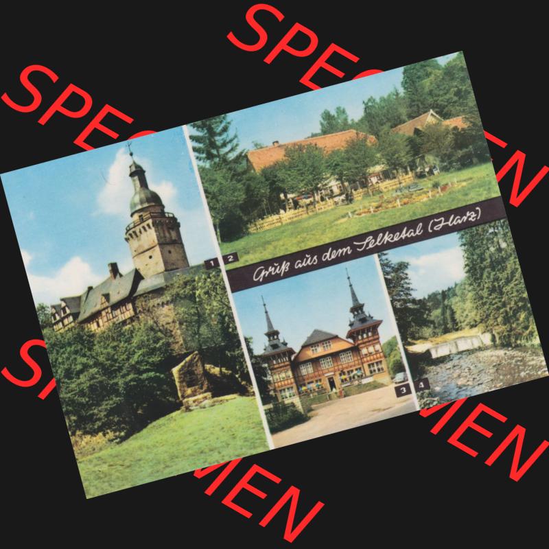 Ansichtskarte Heldge-Verlag Köthen/Anhalt DDR im Harz 1960er Jahre, 1969, Gruß aus dem Selketal (Harz), Museum Burg Falkenstein, Selkemühle.... Sammlung