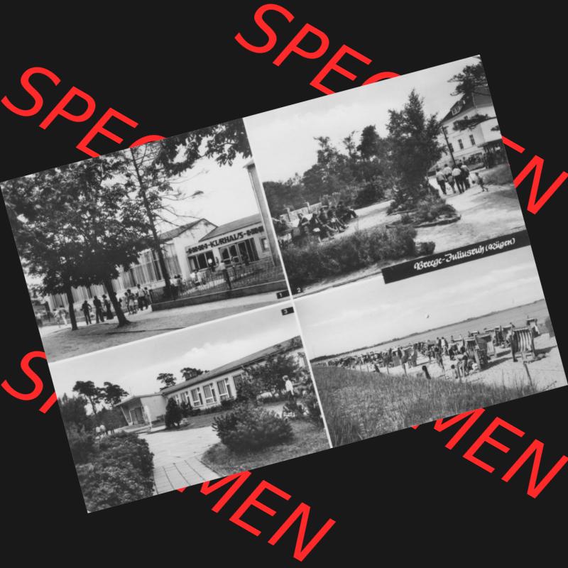 Ansichtskarte Planet-Verlag Berlin Sammlung der DDR in s/w - Schwarzweiß der 1970er Jahre, 1978, Breege Juliusruh auf Insel Rügen der DDR. Digitales Bildmaterial von Ansichtskarten... Sammlung