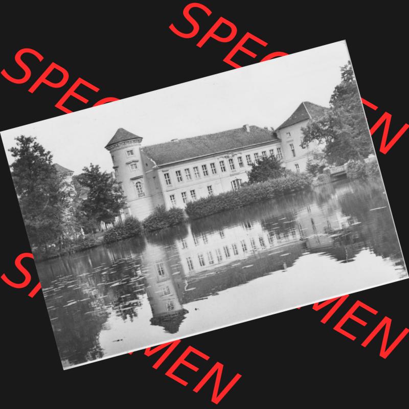 Ansichtskarte Planet-Verlag Berlin Sammlung der DDR in s/w - Schwarzweiß der 1970er Jahre, 1977, Schloss Rheinsberg, Diabetiker-Sanatorium Helmut Lehmann. Digitales Bildmaterial... Sammlung