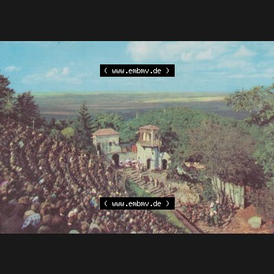 Ansichtskarte Heldge-Verlag Köthen/Anhalt DDR im Harz 1960er Jahre, 1966, Harzer Bergtheater bei Thale. Digitales Bildmaterial einer Postkarten / Ansichtskarten-Sammlung... Sammlung
