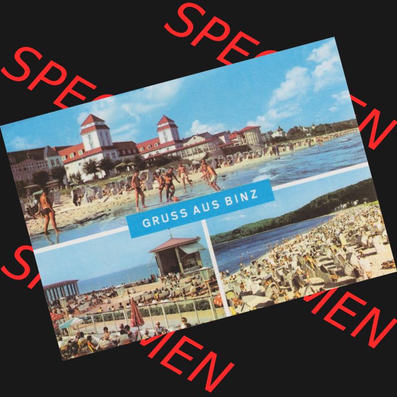 Ansichtskarte Walter Werner Verlag KG Markkleeberg - Leipzig DDR Bezirk Rostock der 1970er Jahre, 1970, Grußkarte, Gruß aus Binz auf der Insel Rügen. Digitales... Sammlung