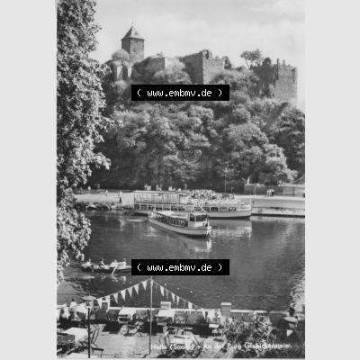 Ansichtskarte Heldge-Verlag Köthen/Anhalt DDR gemischte s/w, schwarzweiß, graustufen Sammlung der Jahre 1960er, 1968, Halle an der Saale, An der Burg Giebichenstein,... Sammlung