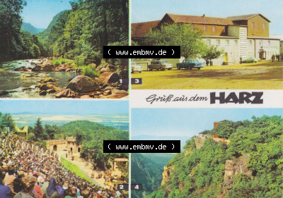 Heldge-Verlag Köthen/Anhalt DDR im Harz 1970er Jahre, 1971, Gruß aus dem Harz, Harzer Grußkarte in Farbe, zum herunterladen... Sammlung