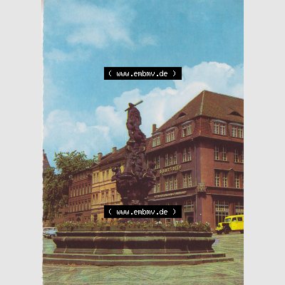Ansichtskarte Erhard Neubert KG - Karl-Marx-Stadt DDR gemischte Ansichtskarten Sammlung mit Einbildkarten der DDR Bezirke 1960er Jahre, 1968, Lithografie Zittau Sa. Herkulesbrunnen,... Sammlung