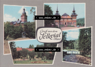 Heldge-Verlag Köthen/Anhalt DDR im Harz 1960er Jahre, 1967, Gruß aus dem Selketal (Harz), Burg Falkenstein, Alexisbad, zum herunterladen... Sammlung