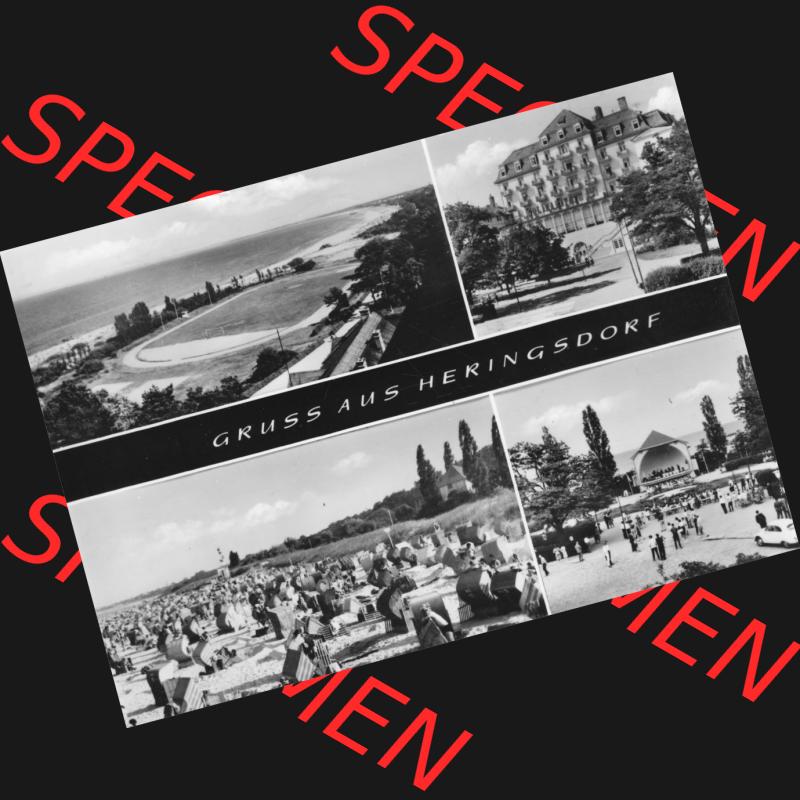 Ansichtskarte mit Ansicht Ostseebad Heringsdorf 1977, Gruß aus Heringsdorf. Alte Ansichtskarte der DDR Bezirk Rostock, Kreis Bad Wolgast, Ostseebad Heringsdorf im online... Sammlung