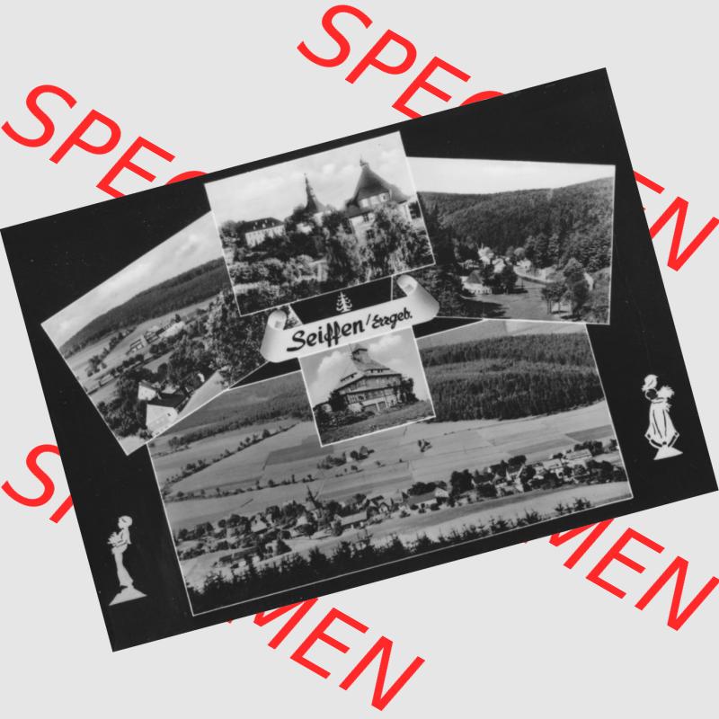 Ansichtskarte Erhard Neubert KG - Karl-Marx-Stadt DDR gemischte Ansichtskarten Sammlung mit 4-Bildkarte in s/w Schwarzweiß bzw. Graustufen, erschienen in den 1960er Jahre,... Sammlung
