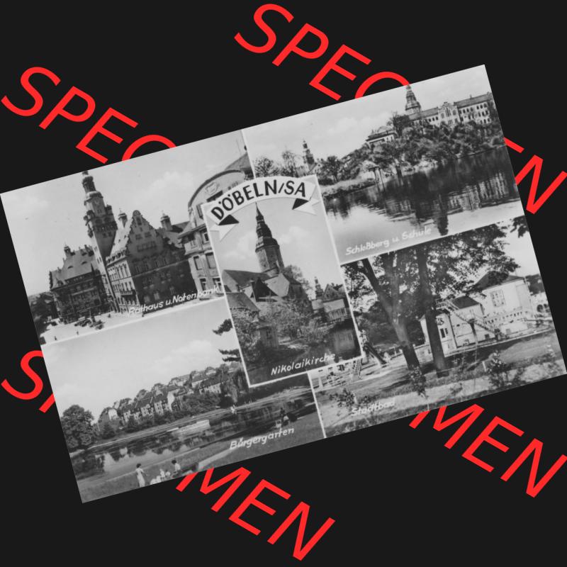 Ansichtskarte Erhard Neubert KG - Karl-Marx-Stadt DDR gemischte Ansichtskarten Sammlung mit 5-Bildkarten der DDR 1960er Jahre, 1963, Stadt Döbeln in Sachsen, Rathaus, Schloßberg... Sammlung