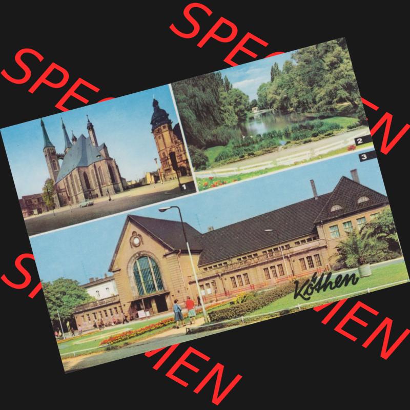 Ansichtskarte Heldge-Farbfotoverlag Köthen/Anhalt DDR gemischte Ansichtskarten Sammlung mit 3-Bild Mehrbildkarten der DDR Bezirke der 1960er Jahre, 1969, Köthen, Marktplatz... Sammlung