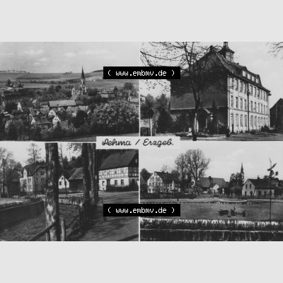 Ansichtskarte Erhard Neubert KG - Karl-Marx-Stadt DDR gemischte Ansichtskarten Sammlung mit 4-Bildkarte in s/w Schwarzweiß bzw. Graustufen, erschienen in den 1960er Jahre,... Sammlung