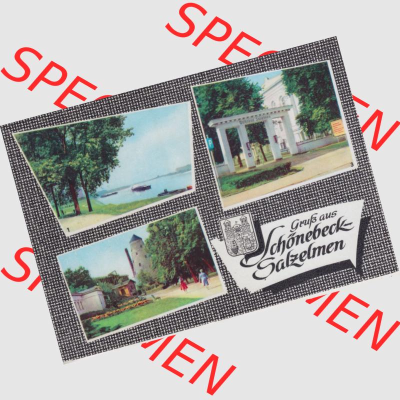 Ansichtskarte Heldge-Farbfotoverlag Köthen/Anhalt DDR gemischte Ansichtskarten Sammlung mit 3-Bild Mehrbildkarten der DDR Bezirke der 1960er Jahre, 1965, Grußkarte, Gruß... Sammlung