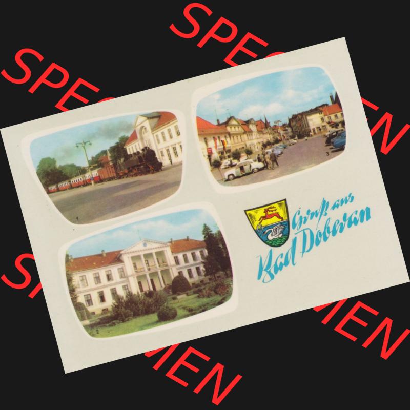 Ansichtskarte Heldge-Farbfotoverlag Köthen/Anhalt DDR gemischte Ansichtskarten Sammlung mit 3-Bild Mehrbildkarten der DDR Bezirke der 1960er Jahre, 1966, Grußkarte, Gruß... Sammlung
