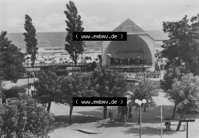 Ansicht Ostseebad Heringsdorf 1959, Konzert-Pavillon Sammlung
