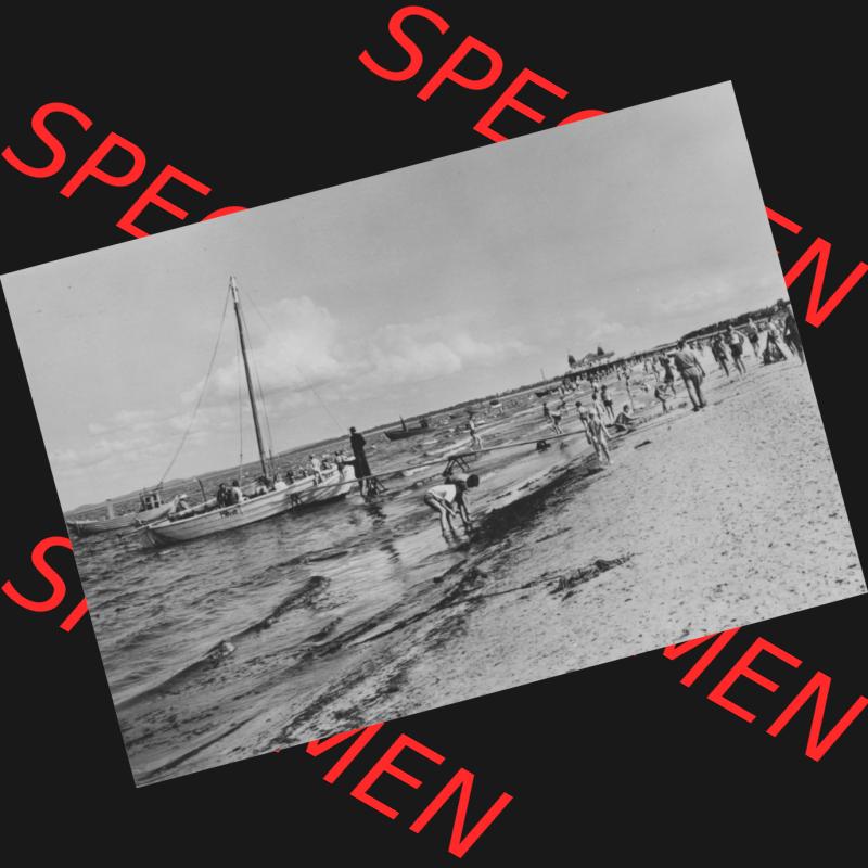 Alte Ansichtskarte der DDR Ahlbeck auf Usedom 1966, Fischerboote mit Urlaubern zu DDR-Zeiten am Strand. Digitales Bildmaterial von Ansichtskarten aus der DDR, der Deutschen Demokratischen... Sammlung