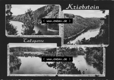 Erhard Neubert KG - Karl-Marx-Stadt, erschienen in den 1960er Jahre, 1966 Talsperre Kriebstein, 4 Ansichten der Talsperre, zum... Sammlung