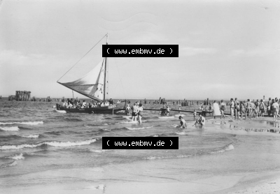 Ansicht Ostseebad Heringsdorf 1982, Am Strand von Heringsdorf Sammlung