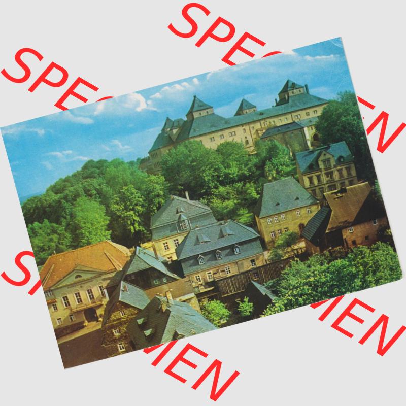 Ansichtskarte Erhard Neubert KG - Karl-Marx-Stadt DDR gemischte Ansichtskarten Sammlung mit Einbildkarten der DDR Bezirke 1970er Jahre, 1970, Augustusburg im Erzgebirge. Digitales Bildmaterial... Sammlung