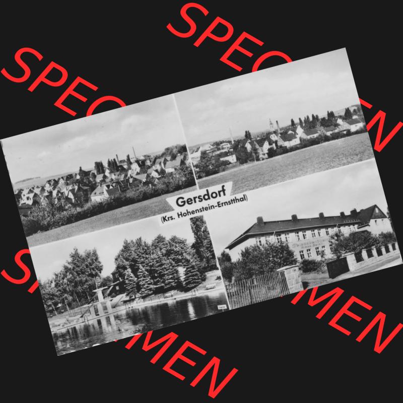 Ansichtskarte Erhard Neubert KG - Karl-Marx-Stadt DDR gemischte Ansichtskarten Sammlung mit 4-Bildkarte in s/w Schwarzweiß bzw. Graustufen 1968, Gersdorf im Kreis Hohenstein-Ernsthal,... Sammlung