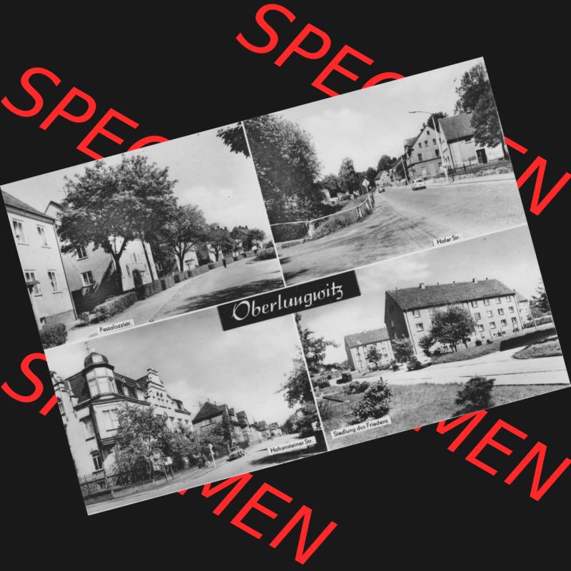 Ansichtskarte Erhard Neubert KG - Karl-Marx-Stadt DDR gemischte Ansichtskarten Sammlung mit 4-Bildkarte in s/w Schwarzweiß bzw. Graustufen 1969, Oberlungwitz, Vierbildkarte... Sammlung