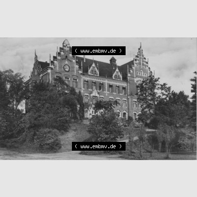 Ansicht Einbildkarte Erhard Neubert KG - Karl-Marx-Stadt DDR Sachsen 1961, Grimma in Sachsen, Berufsschule, Einbildkarte. Digitales Bildmaterial von Ansichtskarten in s/w bzw.... Sammlung