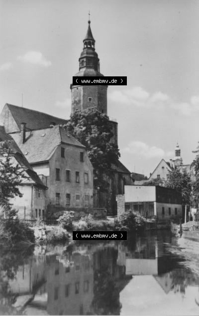 1962, Döbeln in Sachsen, Nicolaikirche, Hochformat, Einbildkarte, zum herunterladen freigegeben Sammlung