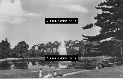 1962, Döbeln in Sachsen, Bürgergarten, auf Einbildkarte, zum herunterladen freigegeben Sammlung