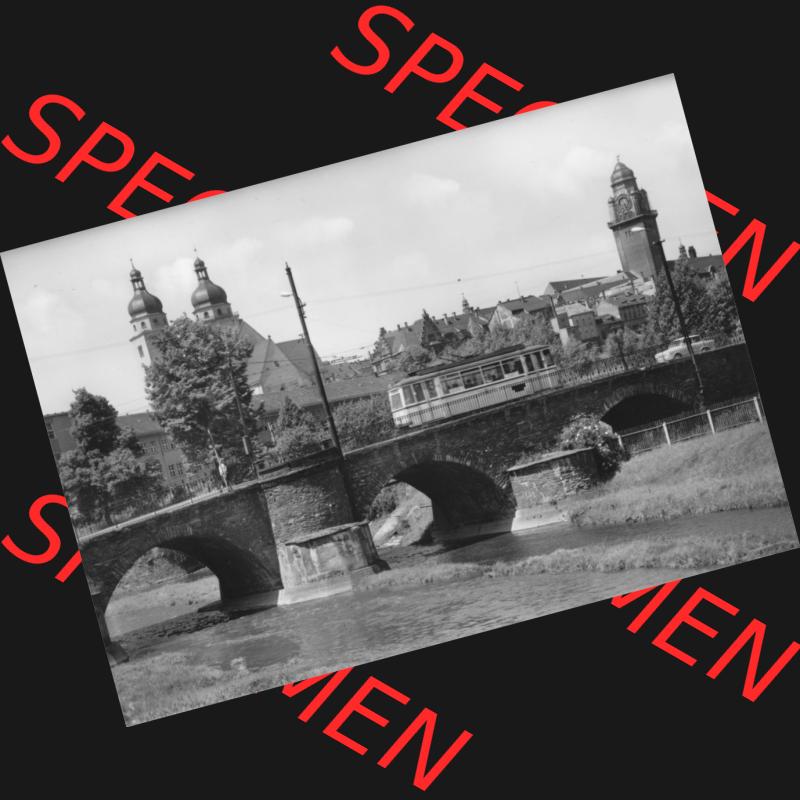 Dick-Foto-Verlag Erlbach I.V. aus Sammlung Plauen im Vogtland - Dr. Külz-Brücke. Das Digital JPG-Bild der Ansichtskarte aus Plauen im Vogtland kann günstig für... Sammlung