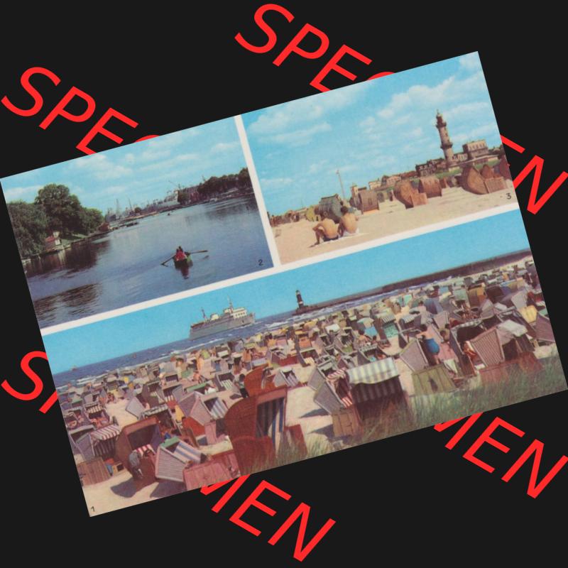 Ansichtskarte Verlag Felix Setecki Berlin der DDR, Sammlung Bezirk Rostock 1968, Warnemünde mit Leuchtturm in Rostock der DDR, Verlag Felix Setecki Berlin. Digitales Bildmaterial... Sammlung