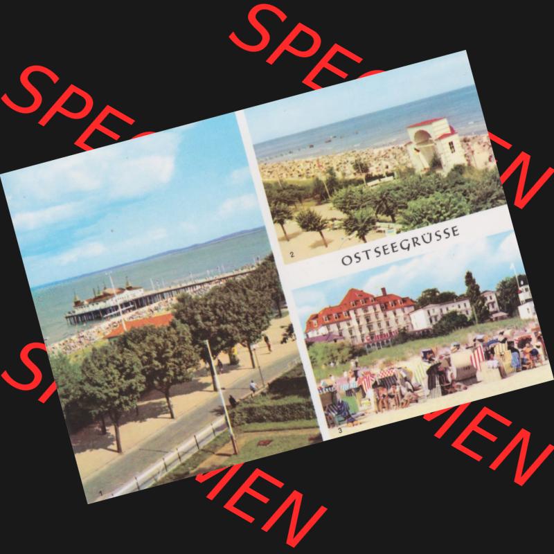 Ansichtskarte Verlag Felix Setecki Berlin der DDR, Sammlung Bezirk Rostock 1968, Ostseegrüße, , Verlag Felix Setecki Berlin. Digitales Bildmaterial von Ansichtskarten... Sammlung