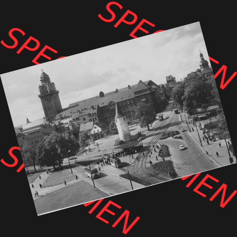 Dick-Foto-Verlag Erlbach I.V. aus Sammlung Plauen im Vogtland - Am Tunnel. Das Digital JPG-Bild der Ansichtskarte aus Plauen im Vogtland kann günstig für die eigene Digitale... Sammlung