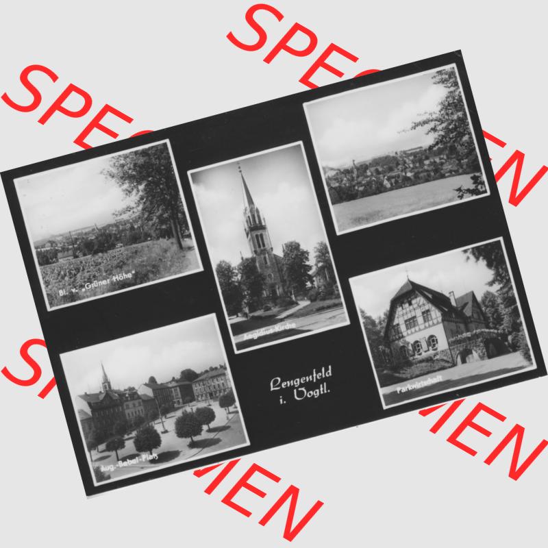 Dick-Foto-Verlag Erlbach I.V. aus Sammlung Langenfeld i. Vogtland. Das Digital JPG-Bild der Ansichtskarte aus einen Ort im Vogtland der DDR im Vogtland kann günstig für... Sammlung