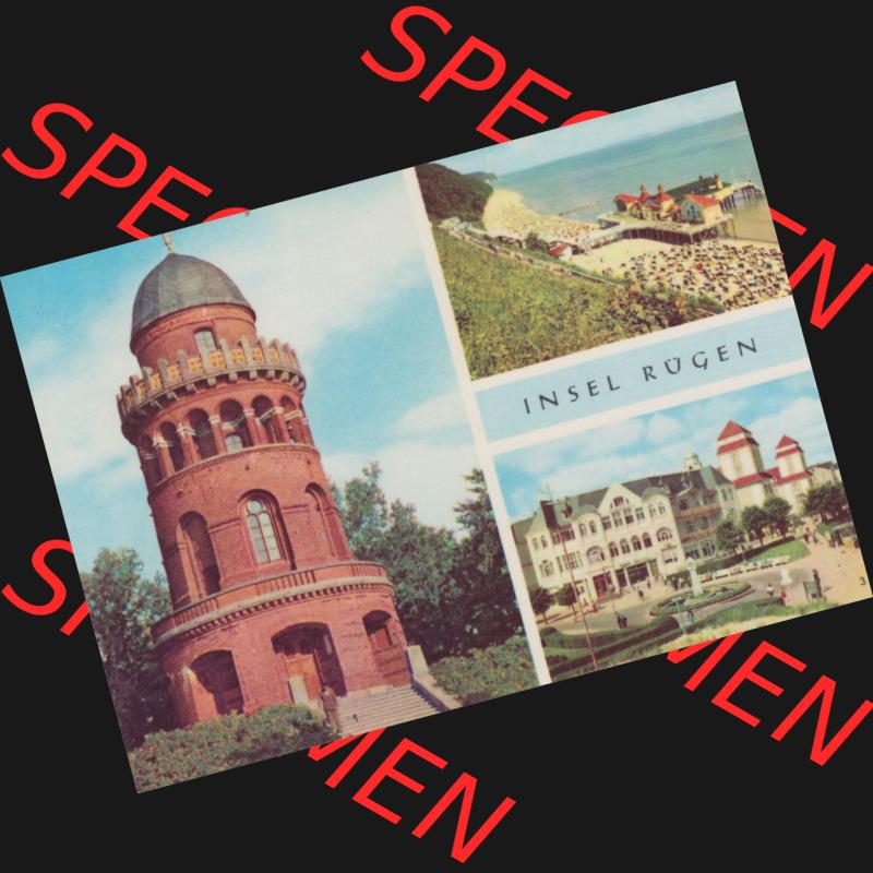 Ansichtskarte Verlag Felix Setecki Berlin der DDR, Sammlung Bezirk Rostock 1967, Insel Rügen Bergen Rugardturm, Seebrücke Sellin und Promenade Binz, , Verlag Felix... Sammlung