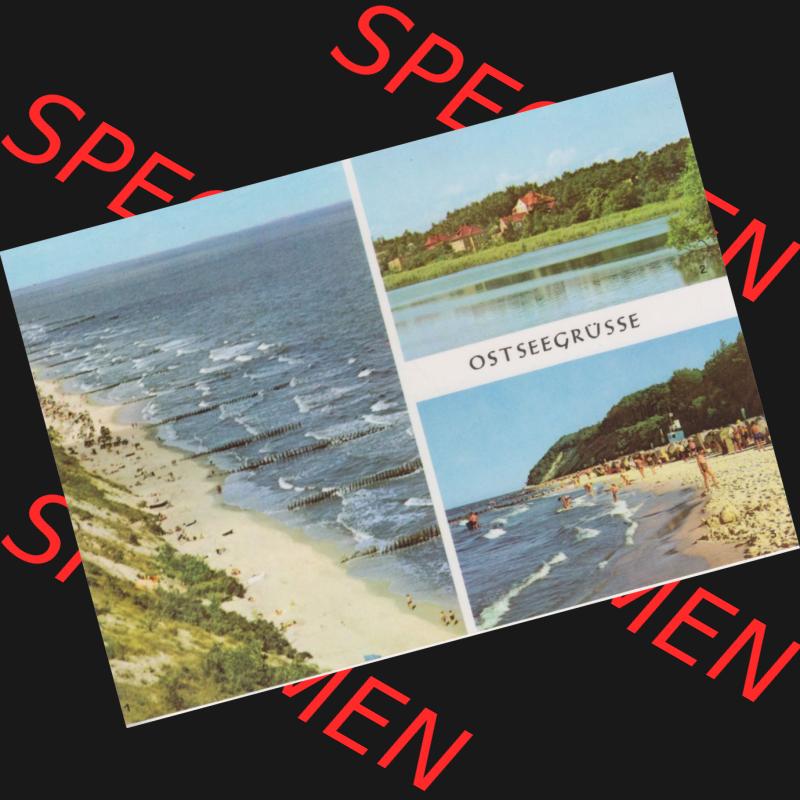Ansichtskarte Verlag Felix Setecki Berlin der DDR, Sammlung Bezirk Rostock 1970, Ostseegrüße, Koserow, Kölpinsee, Koserow, Verlag Felix Setecki Berlin.... Sammlung