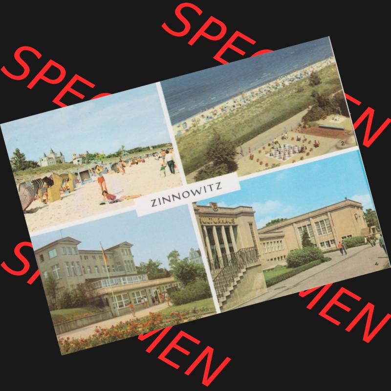 Ansichtskarte Verlag Felix Setecki Berlin der DDR, Sammlung Bezirk Rostock 1972, Ostseebad Zinnowitz, Strand, Sportanlage, Kulturhaus, Verlag Felix Setecki Berlin.... Sammlung