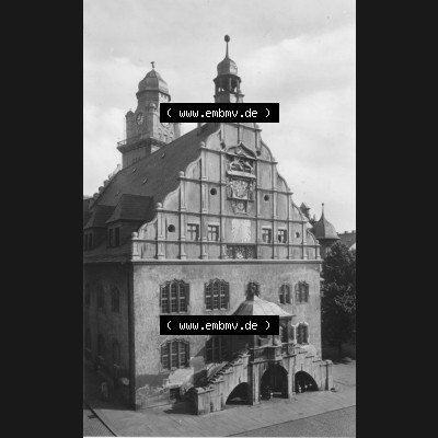 Dick-Foto-Verlag Erlbach I.V. aus Sammlung Plauen im Vogtland, Altes Rathaus. Das Digital JPG-Bild der Ansichtskarte aus Plauen im Vogtland kann günstig für die eigene... Sammlung