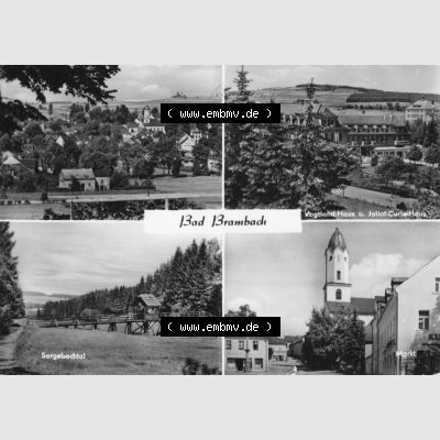 Dick-Foto-Verlag Erlbach I.V. aus Sammlung Bad Brambach. Das Digital JPG-Bild der Ansichtskarte aus einen Ort im Vogtland der DDR im Vogtland kann günstig für die eigene... Sammlung