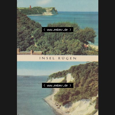 Ansichtskarte Verlag Felix Setecki Berlin der DDR, Sammlung Bezirk Rostock 1969, Insel Rügen Kap-Arkona, Kreideküste bei Sassnitz, Verlag Felix Setecki Berlin.... Sammlung