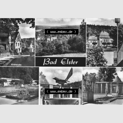 Dick-Foto-Verlag Erlbach I.V. aus Sammlung Bad Elster mit Marienquelle. Das Digital JPG-Bild der Ansichtskarte aus Bad Elster im Vogtland kann günstig für die eigene Digitale... Sammlung