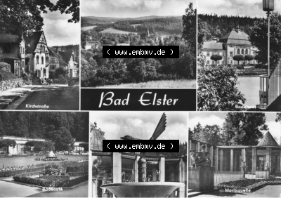 Dick-Foto-Verlag Erlbach I.V. aus Sammlung Bad Elster mit Marienquelle. Sammlung