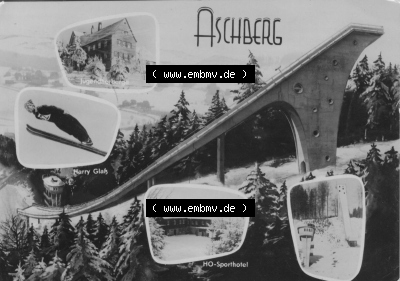 Dick-Foto-Verlag Erlbach I.V. aus Sammlung Große Aschberg-Schanze in Klingental. Sammlung