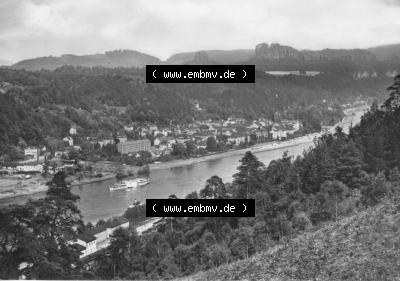 Dick-Foto-Verlag Erlbach I.V. aus Sammlung Bad Schandau mit Schrammsteinen. Sammlung
