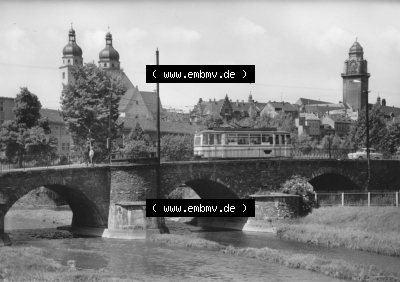 Dick-Foto-Verlag Erlbach I.V. aus Sammlung Plauen im Vogtland - Dr. Külz-Brücke. Sammlung